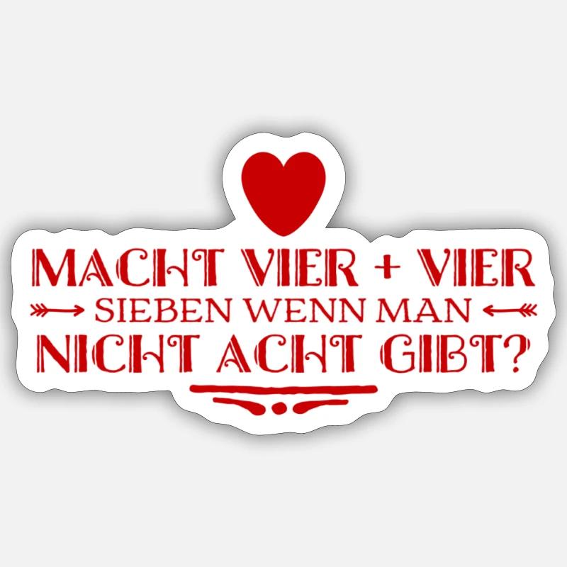 Sticker Größe S (10 x 10 cm) - 