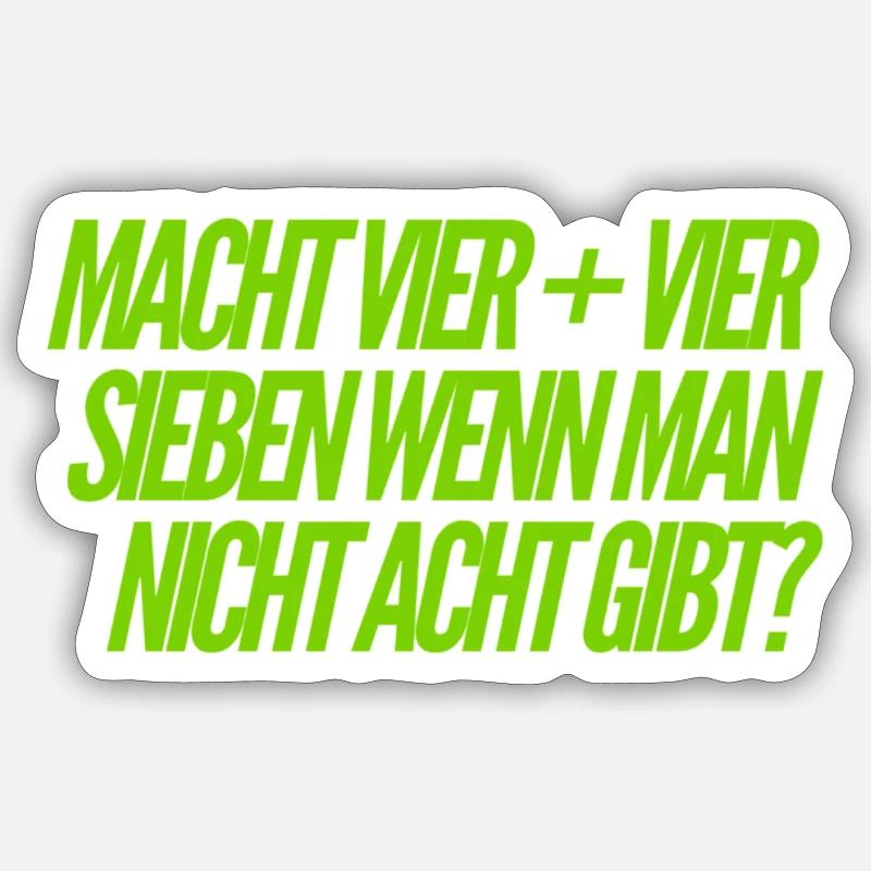 8 oder 7 Sticker Größe S (10 x 10 cm)