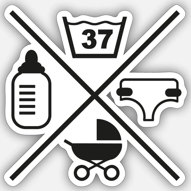 Sticker taille S (10 x 10 cm) - 