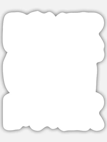 Poker ist wunderbar - Sticker Größe S (10 x 10 cm) - Mattweiß