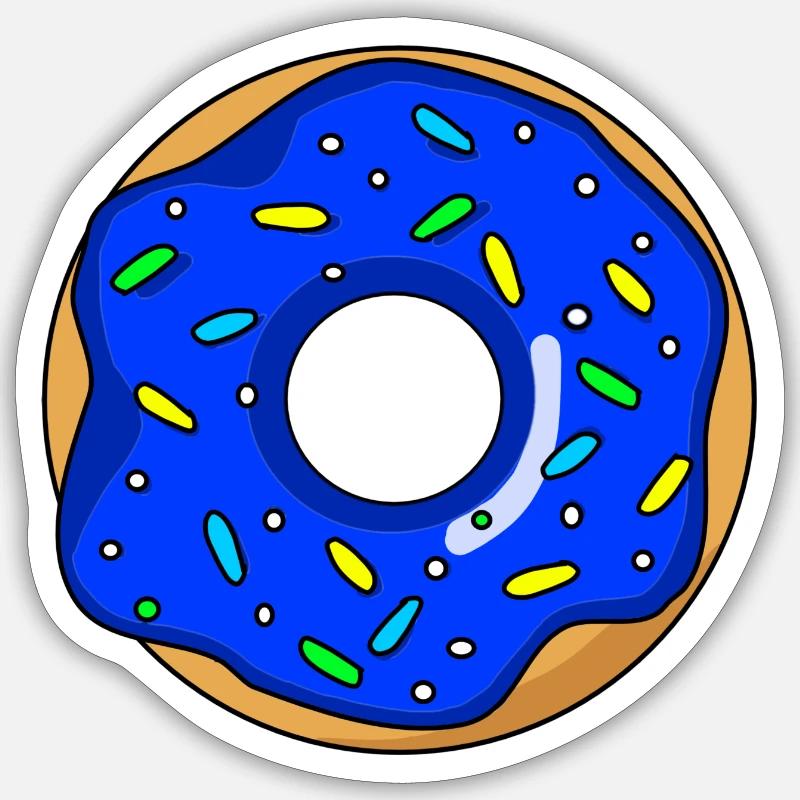 Donut Sticker Größe S (10 x 10 cm)