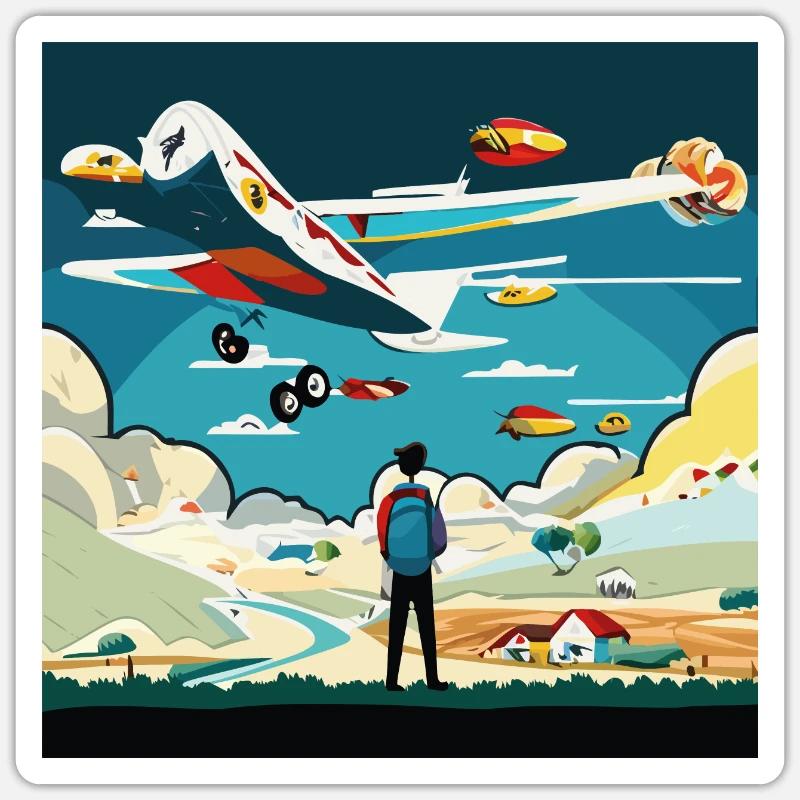 Sticker taille S (10 x 10 cm) - 