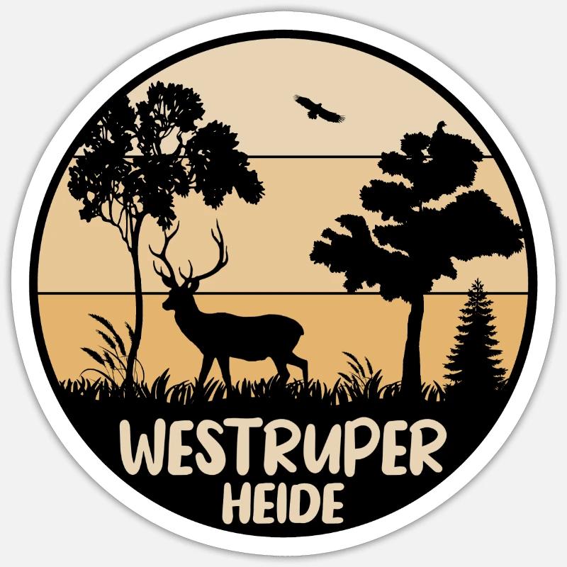 Westruper Heide Sticker Größe S (10 x 10 cm)