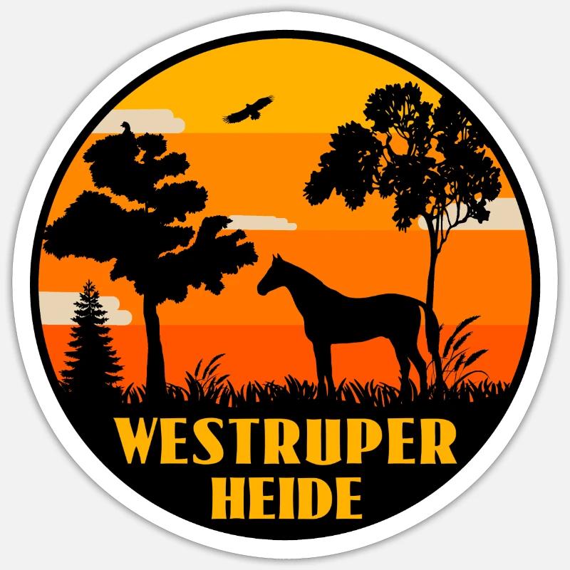 Westruper Heide Sticker Größe S (10 x 10 cm)