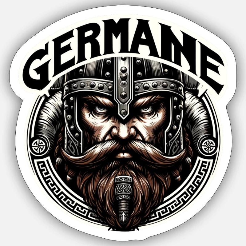 Germane Sticker Größe S (10 x 10 cm)