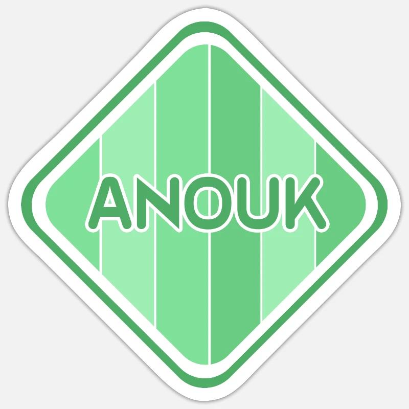 Mädchen Anouk Sticker Größe S (10 x 10 cm)