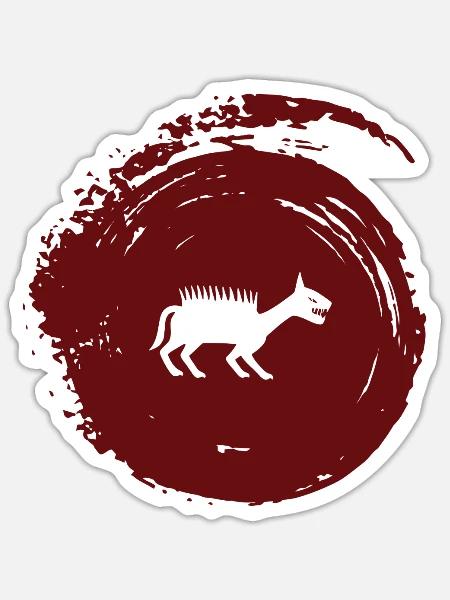 Märchen Fabeltier Einhorn - Sticker Größe S (10 x 10 cm) - Mattweiß