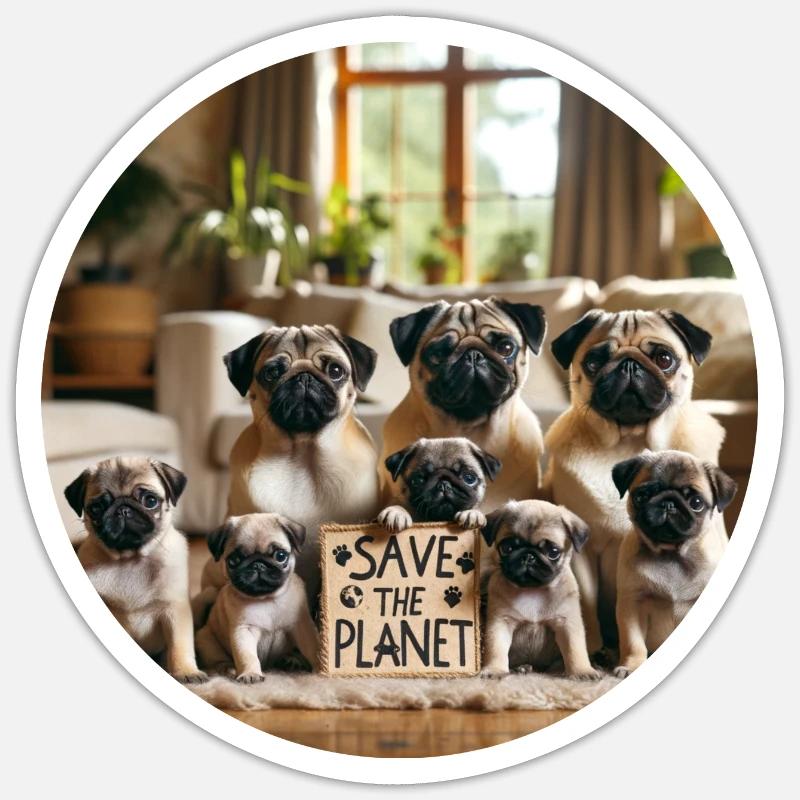 Sticker Größe S (10 x 10 cm) - 