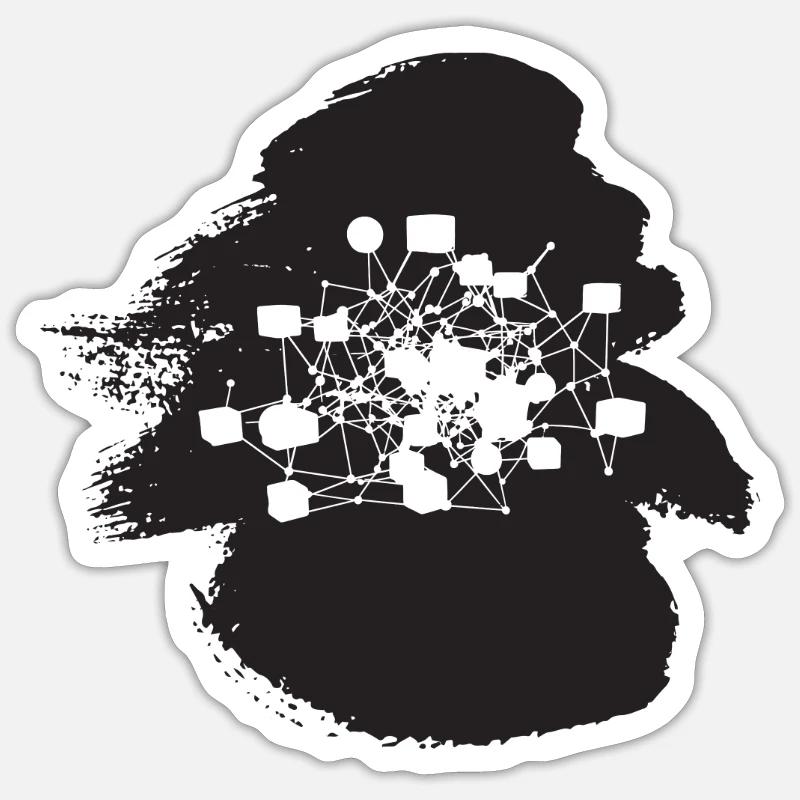 Cryptocurrency Cryptocurrency Bitcoin - Sticker size S (10 x 10 cm) - white matte