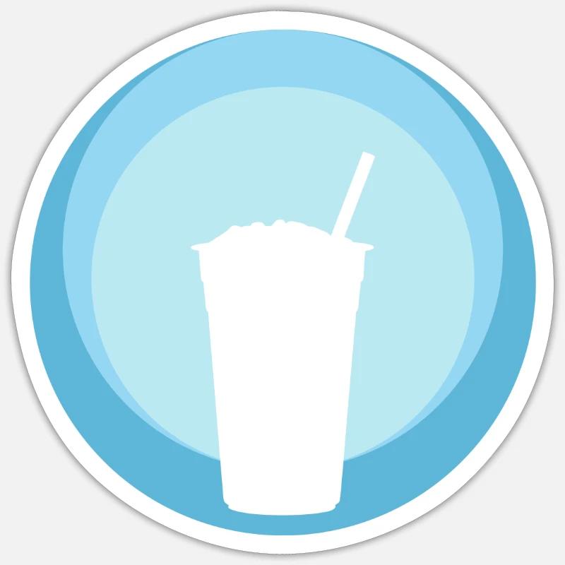 Tee Boba Bubble Tea Sticker Größe S (10 x 10 cm)