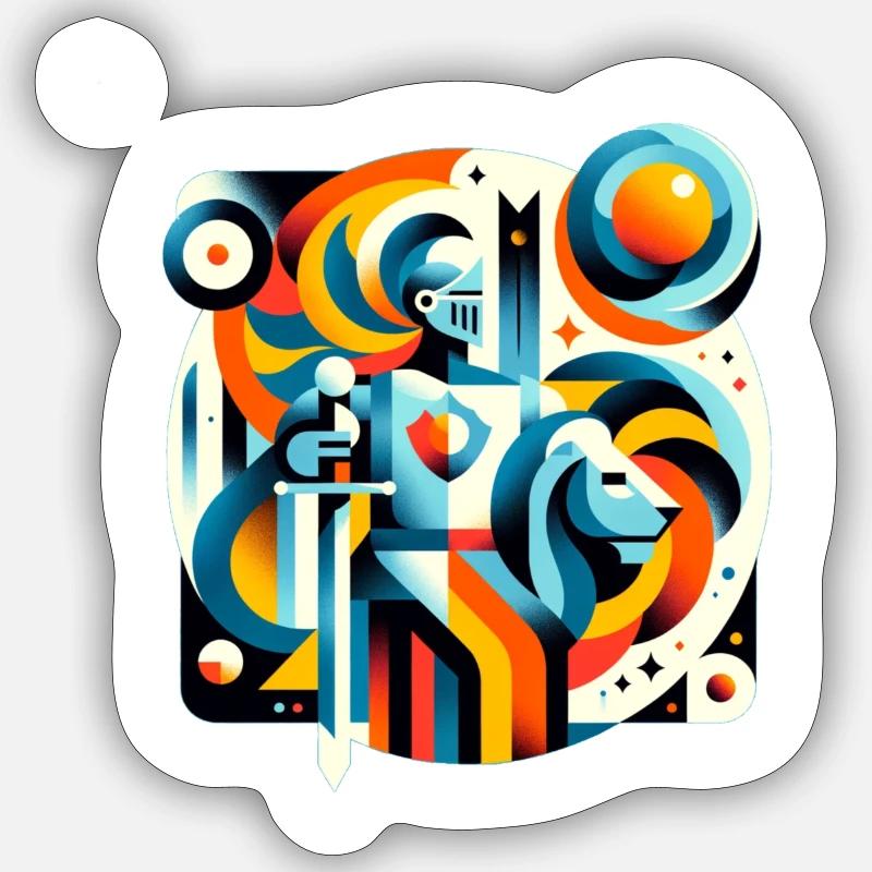 Gareth - Sticker taille S (10 x 10 cm) - blanc mat