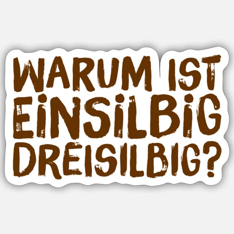 Sticker Größe S (10 x 10 cm) - 