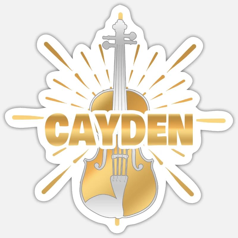 Cayden - Sticker size S (10 x 10 cm) - white matte