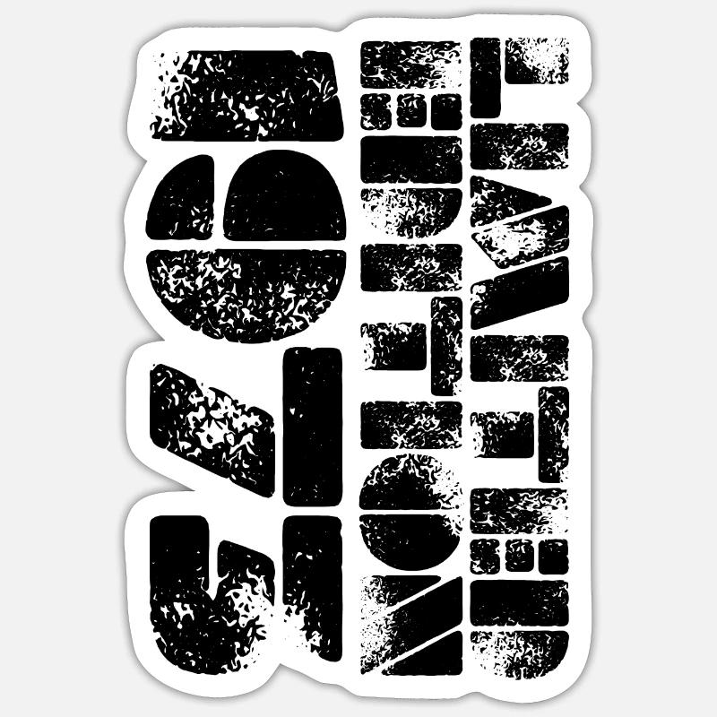 Millésime 1973 - Sticker taille S (10 x 10 cm) - blanc mat
