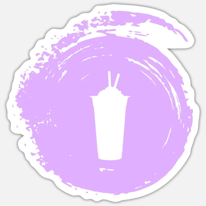 Boba Bubble Tea Boba Tee Sticker Größe S (10 x 10 cm)