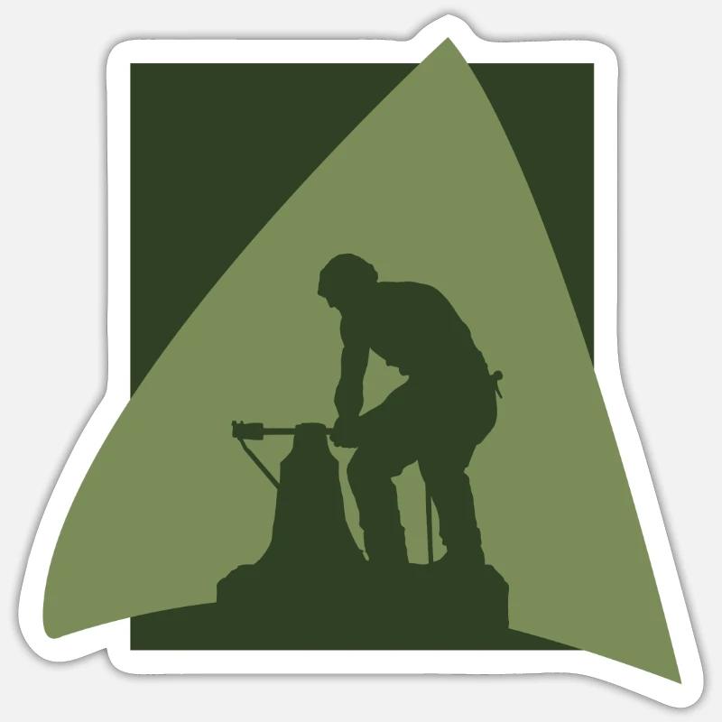 Forging Forge Forging Sticker size S (10 x 10 cm)