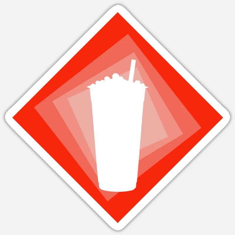 Bubble Tea Bubbletee Bubble Tea Sticker Größe S (10 x 10 cm)