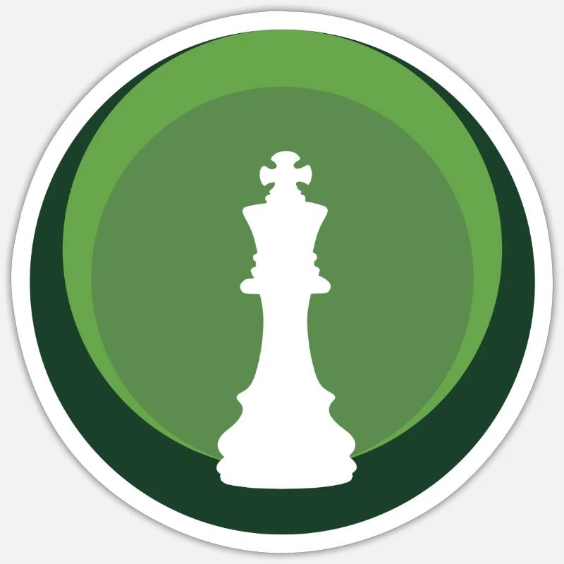 Echecs Echecs Échiquier Sticker taille S (10 x 10 cm)