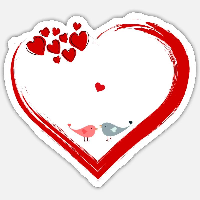be mine - Sticker Größe S (10 x 10 cm) - Mattweiß