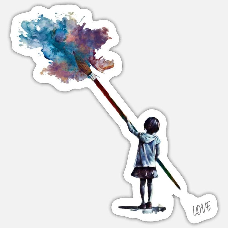 Sticker Größe S (10 x 10 cm) - 