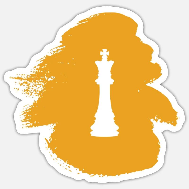 Checkerboard Checkmate Checkboard Sticker size S (10 x 10 cm)