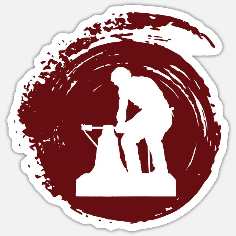 Forgeage Formage Forgeage Sticker taille S (10 x 10 cm)