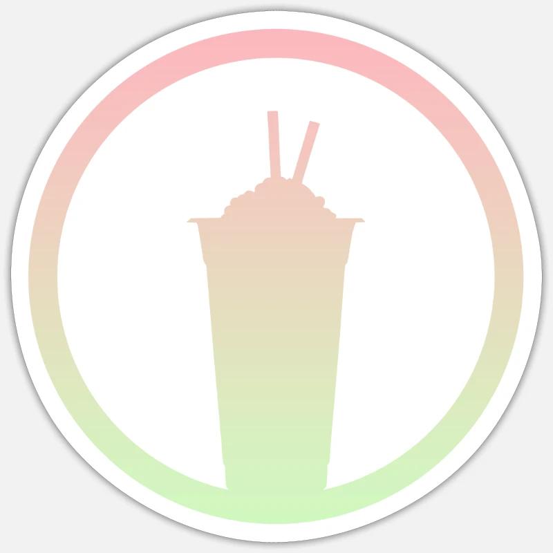 Bubble Tea Tea - Sticker size S (10 x 10 cm) - white matte