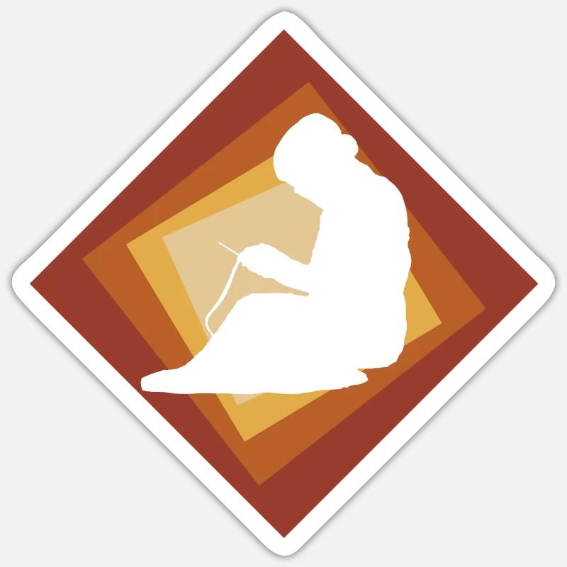 Sticker Größe S (10 x 10 cm) - 