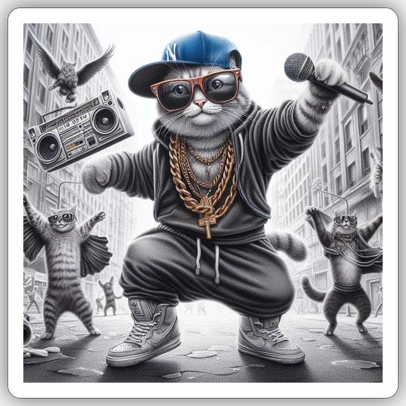 Sticker taille S (10 x 10 cm) - 