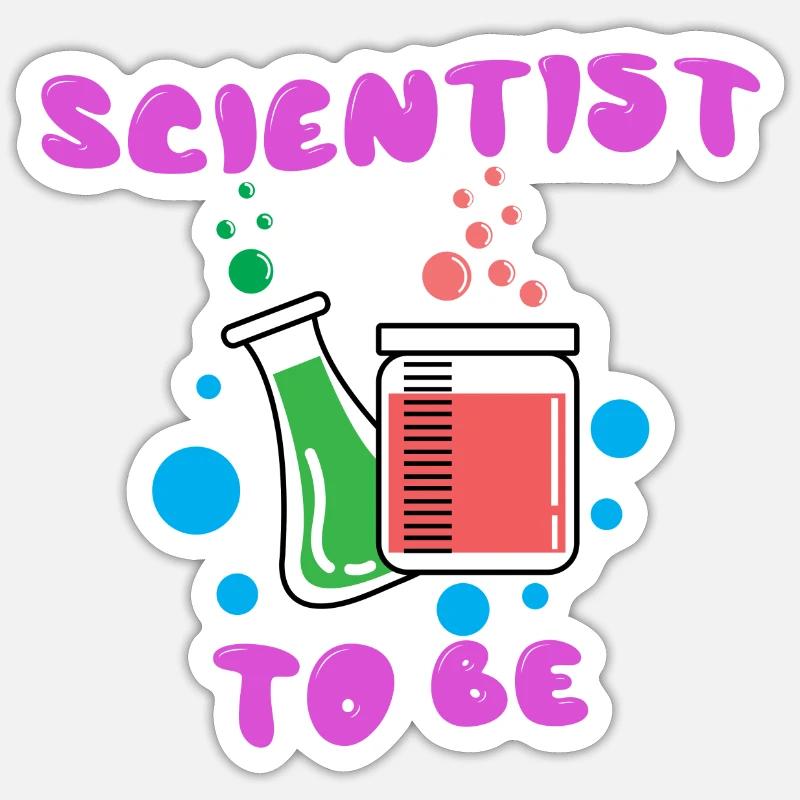Profession Scientifique Superviseur de déclaration Sticker taille S (10 x 10 cm)