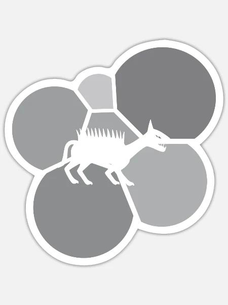 Fabelwesen Einhorn Fabel - Sticker Größe S (10 x 10 cm) - Mattweiß