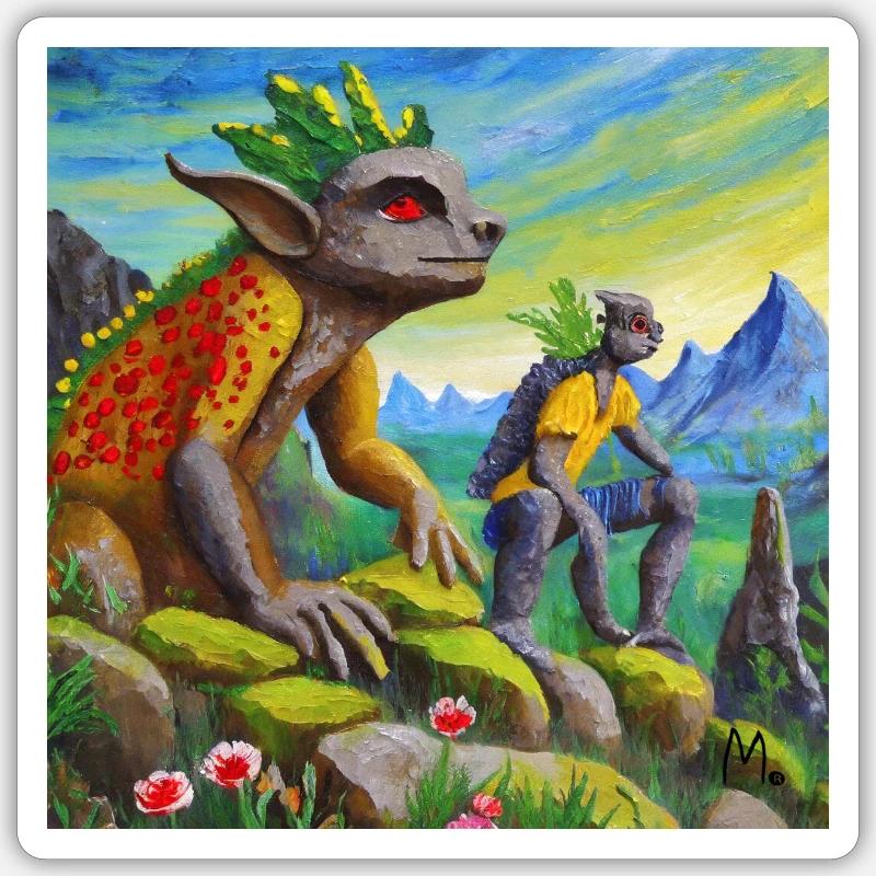 Sticker Größe S (10 x 10 cm) - 