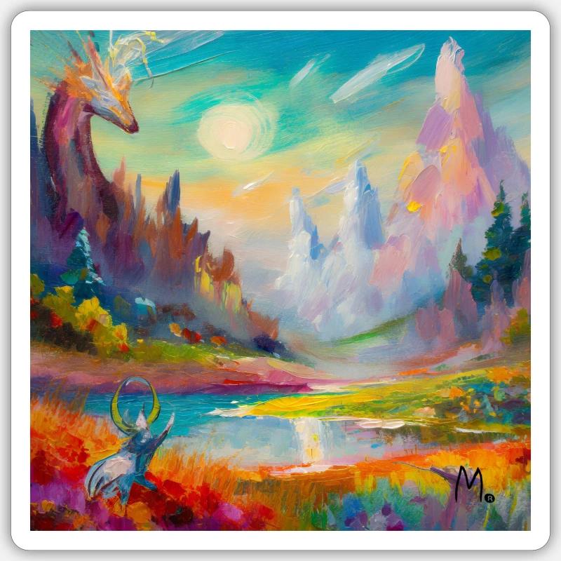 Eclipskäfer Sticker taille S (10 x 10 cm)