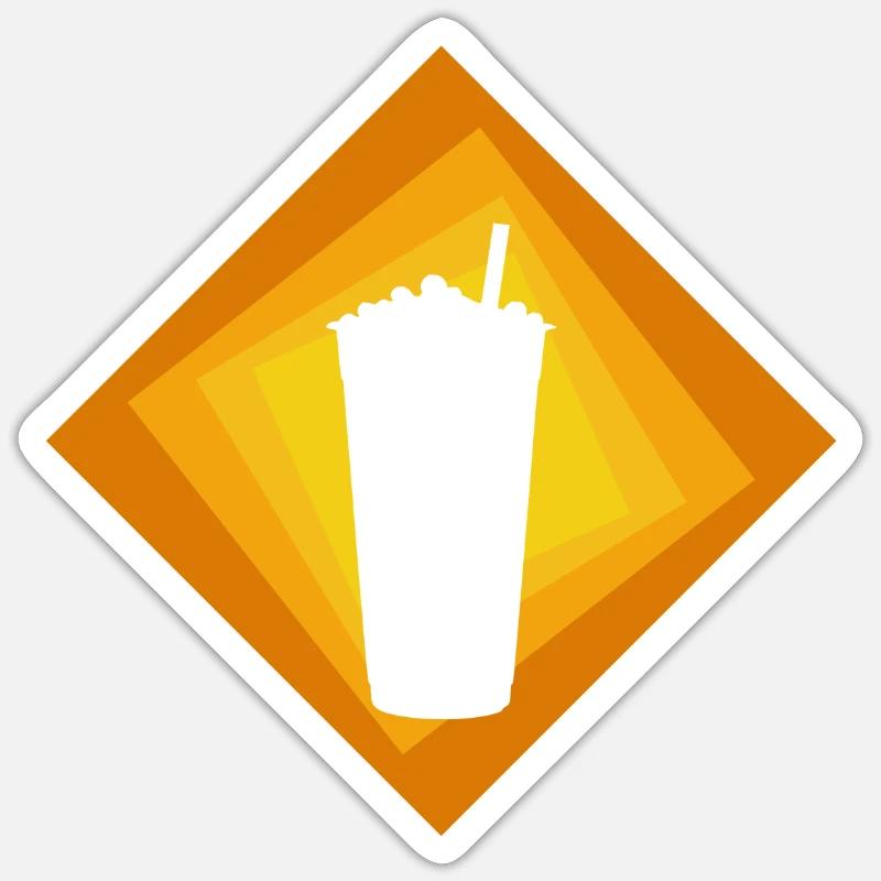 Bubble Tea Bubble Bubbletee Sticker Größe S (10 x 10 cm)