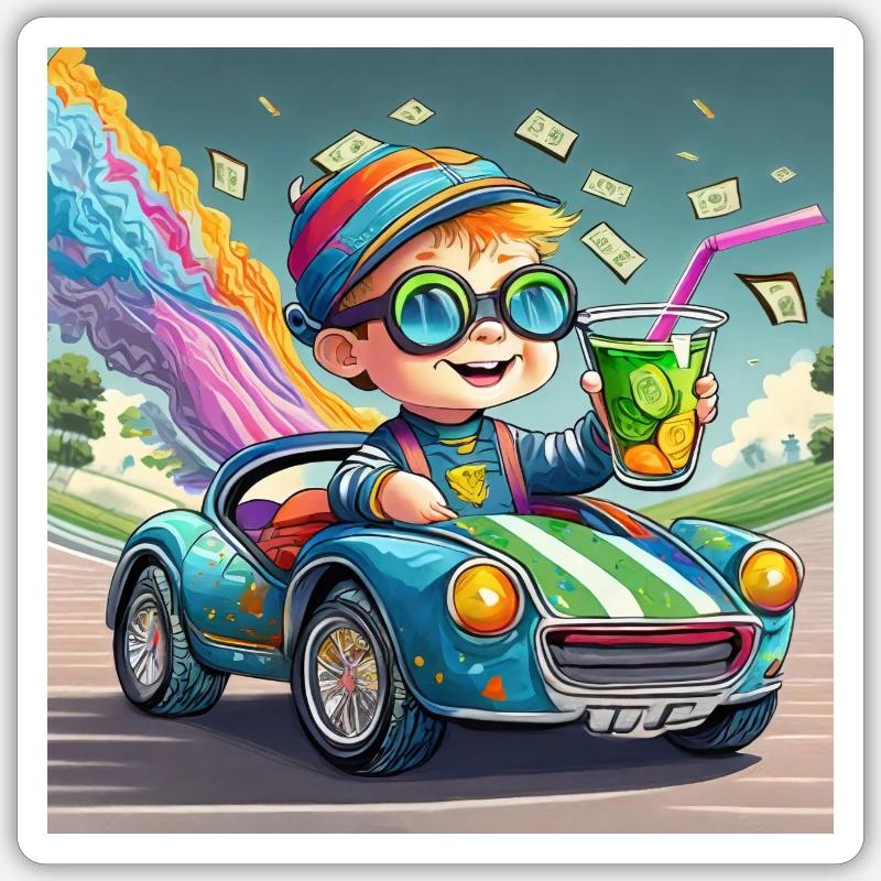 Sticker taille S (10 x 10 cm) - 