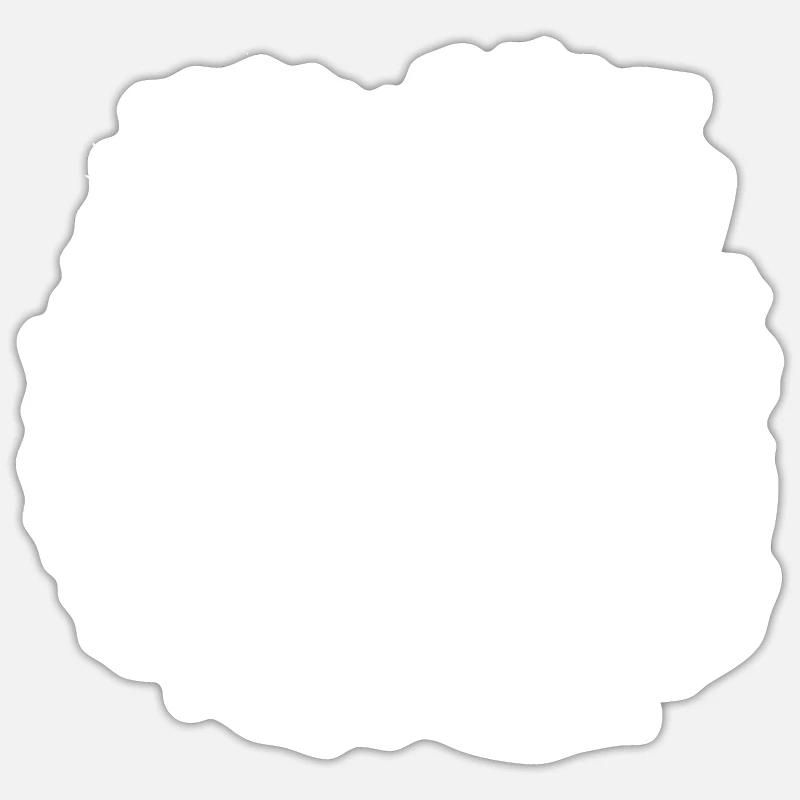 Zwei wunderschöne elegante Pferde in Herzform - Sticker Größe S (10 x 10 cm) - Mattweiß