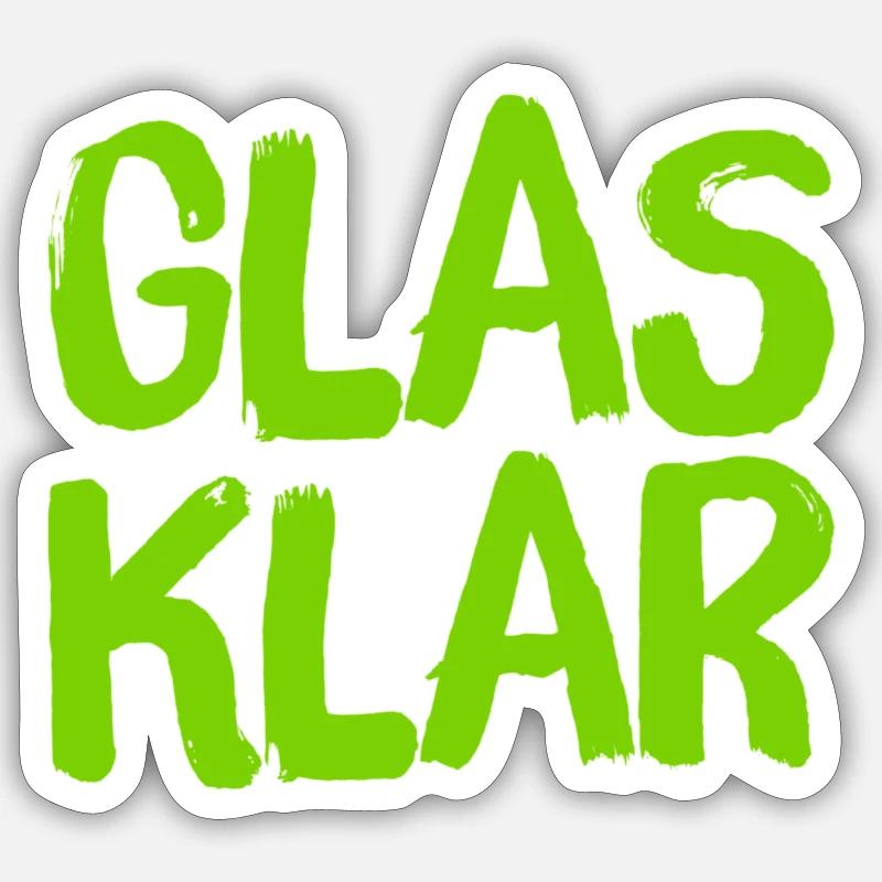 C’est tellement clair Sticker taille S (10 x 10 cm)