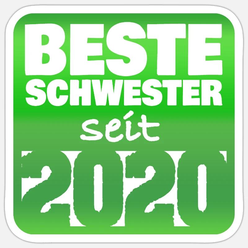 2020 - Sticker size S (10 x 10 cm) - white matte