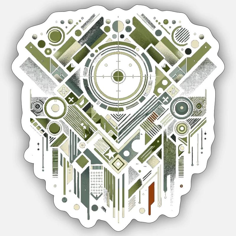 Commandement opérationnel - Sticker taille S (10 x 10 cm) - blanc mat