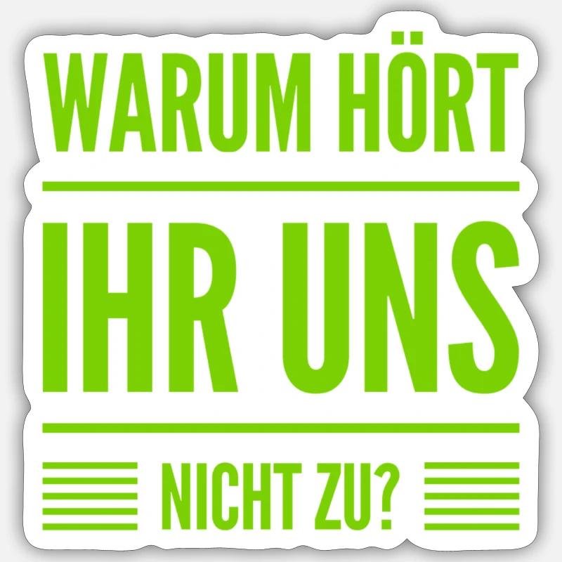 Sticker Größe S (10 x 10 cm) - 