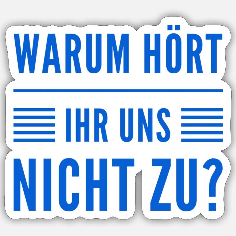 Écouter Sticker taille S (10 x 10 cm)