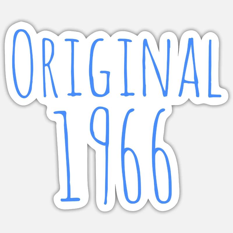 original 1966 - Sticker Größe S (10 x 10 cm) - Mattweiß