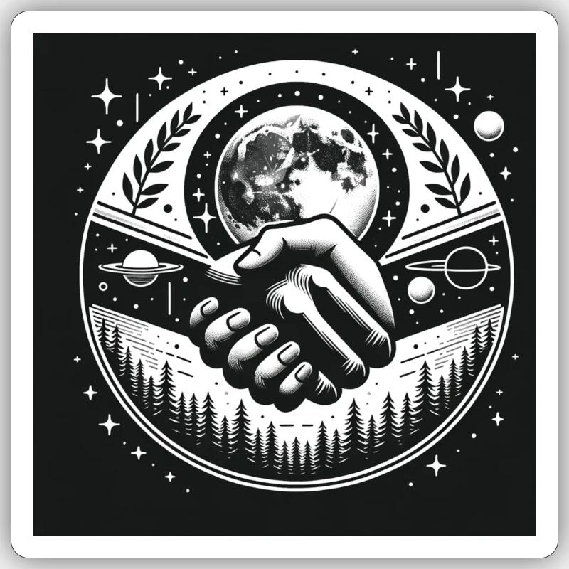 Sticker Größe S (10 x 10 cm) - 