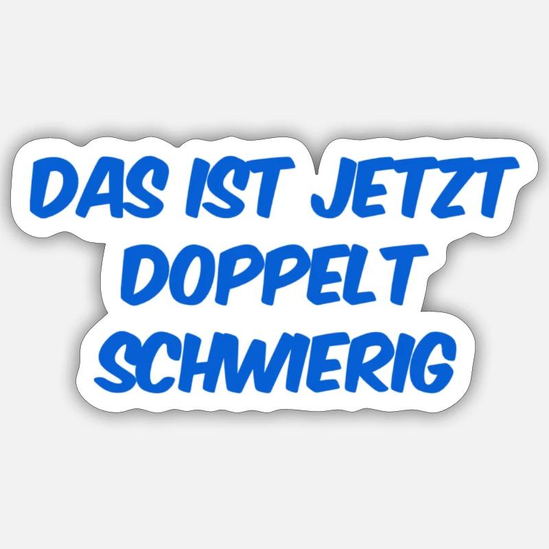 C’est de plus en plus difficile Sticker taille S (10 x 10 cm)