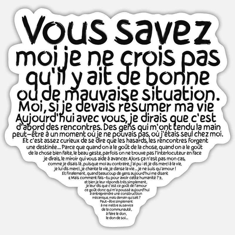 Otis - Sticker taille S (10 x 10 cm) - blanc mat