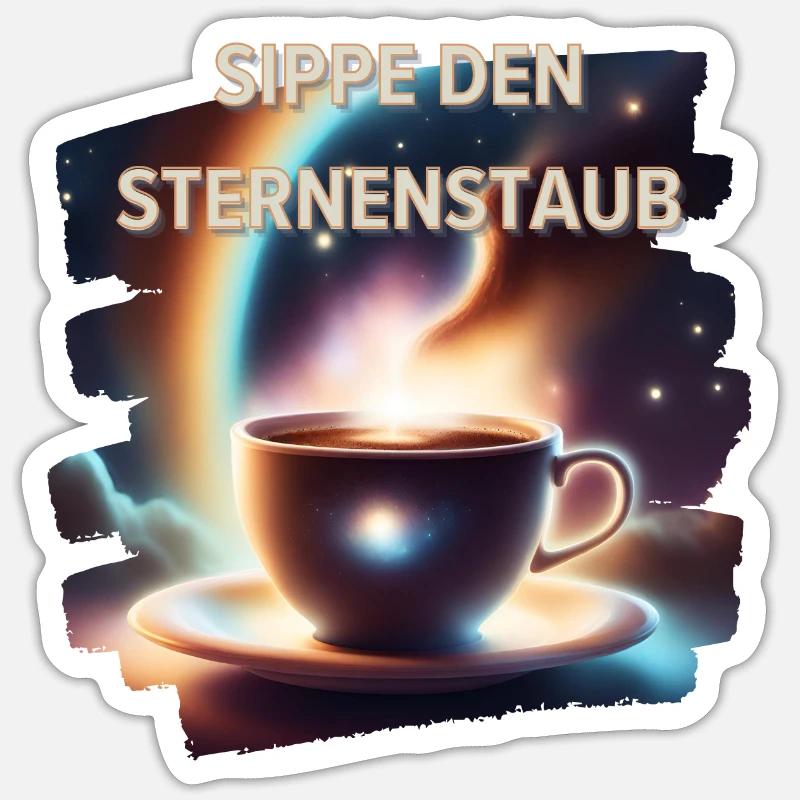 Sippe den Sternenstaub Sticker Größe S (10 x 10 cm)