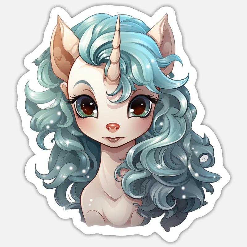 uni3 - Sticker Größe S (10 x 10 cm) - Mattweiß