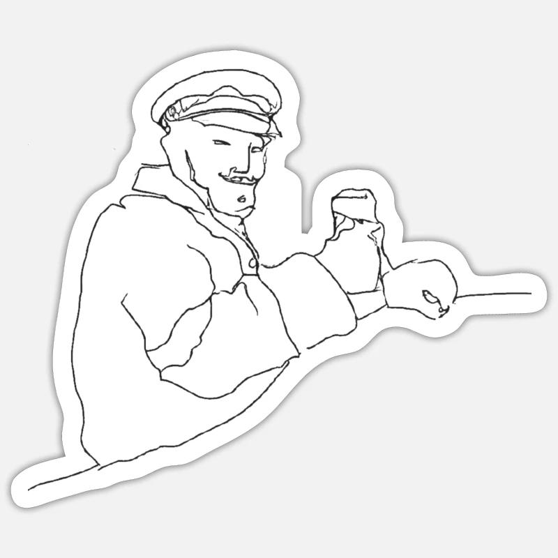 Sticker Größe S (10 x 10 cm) - 