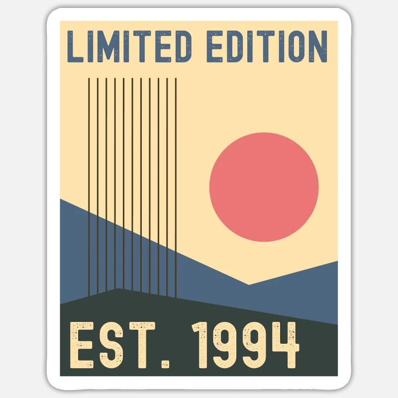 Millésime 1994 - Sticker taille S (10 x 10 cm) - blanc mat