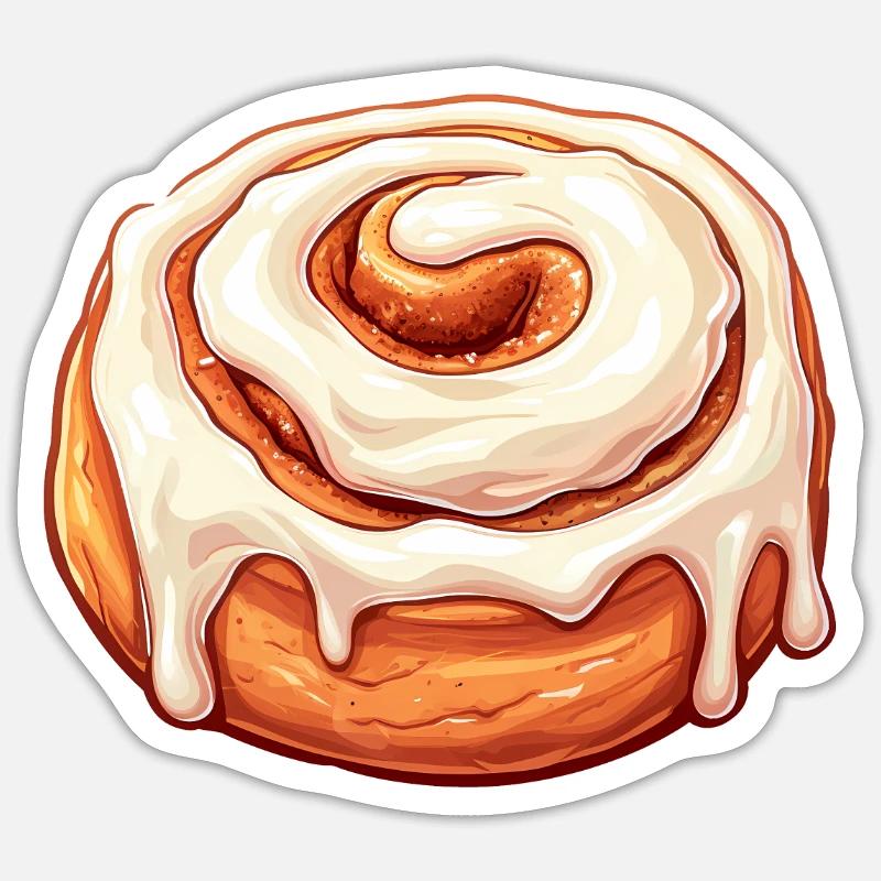 Cinnamon Roll Sticker size S (10 x 10 cm)